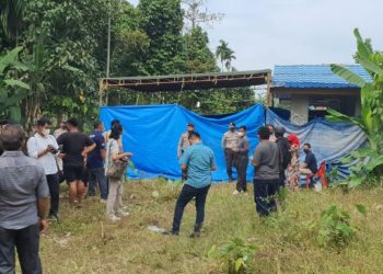 Polda Sumut Bongkar 2 Kuburan Penghuni Korban Kerangkeng Bupati Langkat. [Ist]
