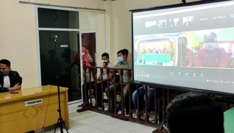 Danpal Polair Tanjung Balai Tuharno divonis hukuman mati atas kasus penggelapan hasil tangkapan sabu 19 kg. (Foto: iNews TV/Fadli Pelka)