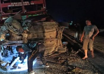 Kecelakaan di Humbahas tewaskan enam orang. [Ist]