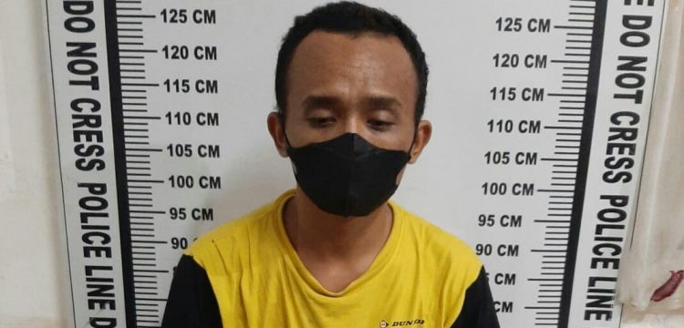 Foto pelaku yang ditangkap Polisi.