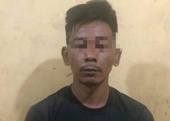 Foto pelaku yang ditangkap Polisi.