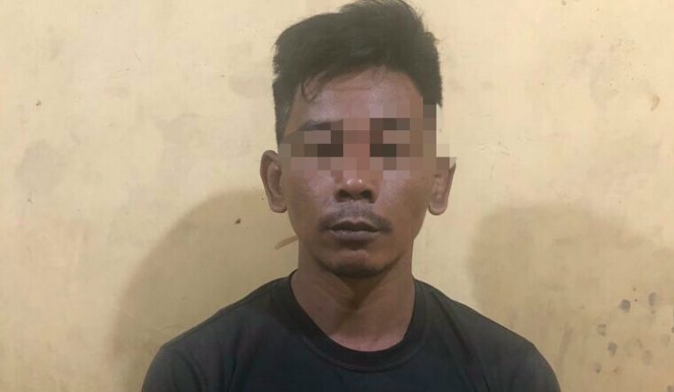 Foto pelaku yang ditangkap Polisi.