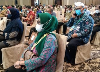 Plt. Wali Kota Pematangsiantar saat menghadiri Business Matching PDN dan UMKM Tahun 2022 di Bali.