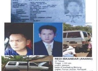 Indentitas mayat korban pembunuhan di Muara Enim terungkap, korban ternyata sopir Toko Eletronik di Palembang. Foto: Istimewa