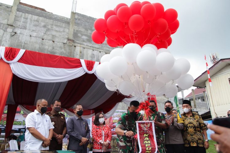 Kelurahan Timbang Galung, Kecamatan Siantar Barat, Kota Pematangsiantar, disahkan menjadi Kampung Pancasila, Kamis (10/3/2022).