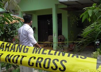 Foto: Lokasi penembakan Dirtahti Polda Gorontalo AKBP Beni Mutahir (detikcom/Ajis Halid)