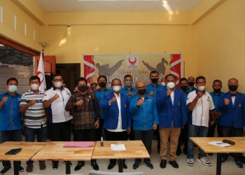 Kadis Pariwisata Pematangsintar, Kusianto, SH, menghadiri acara pelantikan pengurus Akademi Seni Beladiri Karate Indonesia (ASKI) Kota Pematangsiantar, Kamis (24/3/2022),  di Astro Coffee Shop, Jalan Melanthon Siregar Pematangsiantar.