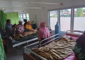 Tampak jenazah para korban saat berada di rumah sakit. SINDOnews/Zia