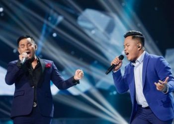 Roby tampil bersama sang mentor Judika dalam X Factor Indonesia, Senin (4/4/2022) malam. Sayang, Roby harus tersisih. Foto/IG @xfactoridofficial