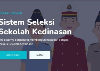 Cara daftar sekolah kedinasan Kemenkumham 2022. Foto: Tangkapan layar/Dikdin BKN