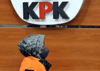 Tim penindakan KPK total mengamankan 12 orang saat menggelar OTT di daerah Kabupaten Bogor dan Kota Bandung, Jawa Barat. Salah satunya Bupati Bogor, Ade Yasin. Foto/ANTARA