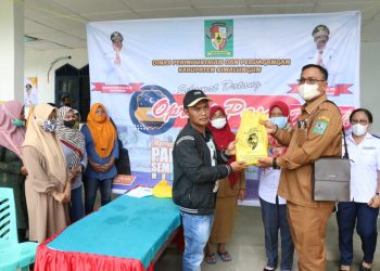 Pemkab Simalungun adakan Operasi Pasar Murah di Kecamatan Dolok Batu Nanggar.