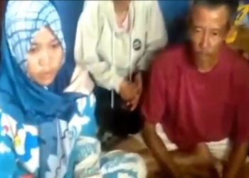 Wanita NN saat dijatuhi talak tiga oleh kedua suaminya. Foto/iNews TV/Mochamad Andi Ichsyan