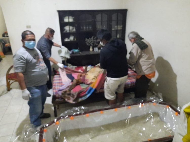 Polsek Parapat saat turun ke lokasi kejadian.