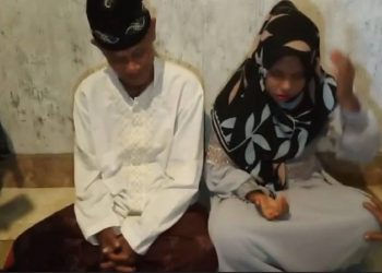 Seorang janda berumur 19 tahun dinikahi kakek di Kabupaten Bone, Sulawesi Selatan, yang usianya lebih tua 50 tahun. Foto/iNews TV/Bulan Sri Indra Maya