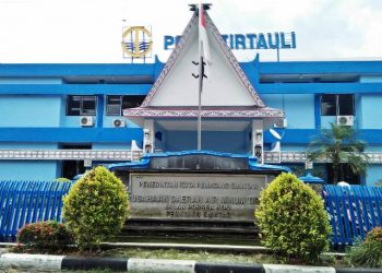 Foto kantor Perumda Air Minum Tirta Uli Pematangsiantar.