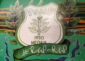 Logo PSMS Medan. [Suara.com/M.Aribowo]