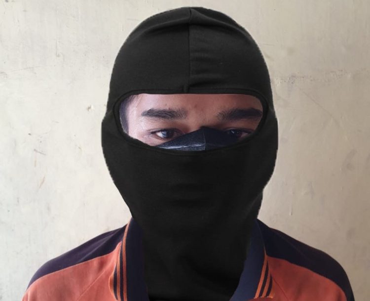Foto terduga pelaku pembunuhan yang diamankan Polisi.