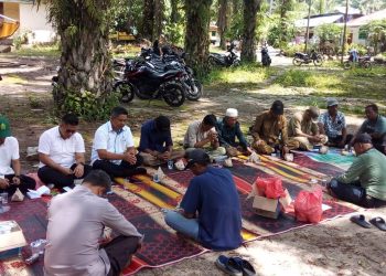 PTPN IV Kebun Marjandi sosialisasi replanting sawit seluas 264,9 Ha di Afdeling I Nagahuta, Senin (23/5/2022).