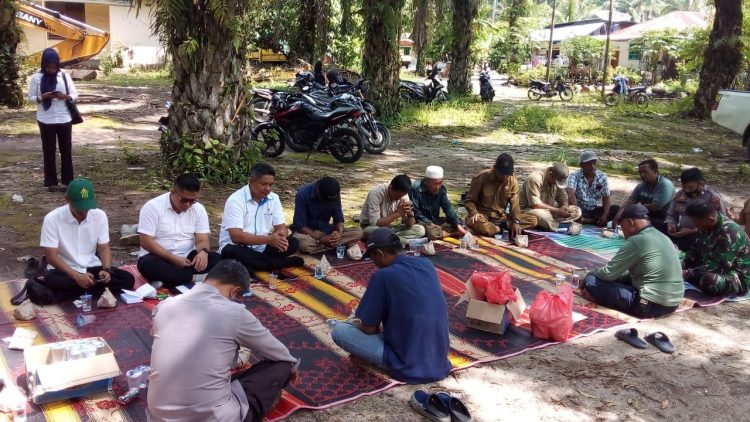 PTPN IV Kebun Marjandi sosialisasi replanting sawit seluas 264,9 Ha di Afdeling I Nagahuta, Senin (23/5/2022).