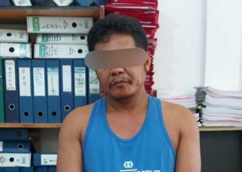 Foto pelaku yang diringkus Polres Simalungun.