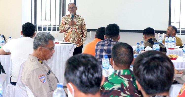 Wakil Bupati, H Zonny Waldi saat menyampaikan kata sambutan.