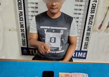 Foto pelaku dan barang bukti yang diamankan Polisi.