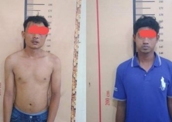 Dua maling sepeda motor di Patumbak babak belur dihajar massa. HO
