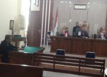 M Sulton, terdakwa narkoba divonis bebas di PN Tanjungkarang, Bandarlampung (Foto: Antara)