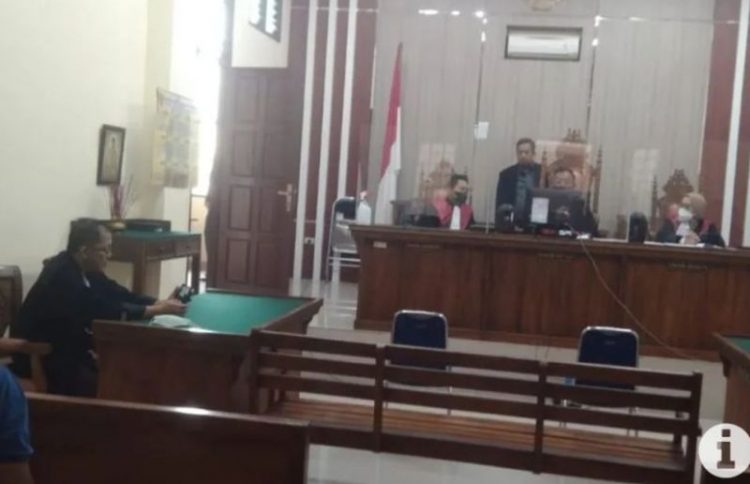 M Sulton, terdakwa narkoba divonis bebas di PN Tanjungkarang, Bandarlampung (Foto: Antara)