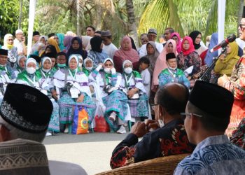 Wakil Bupati, H Zonny Waldi, saat memberikan kata sambutan.