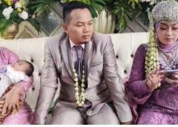 Viral di TikTok istri temani suami menikah lagi/TikTok/@lia.sugandie