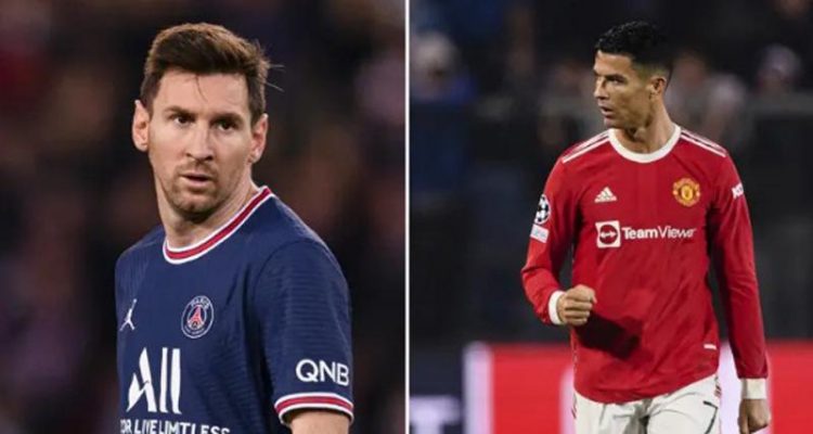 Cristiano Ronaldo disebut ingin pergi dari Man United karena takut Lionel Messi. (Foto: Sport Bible)