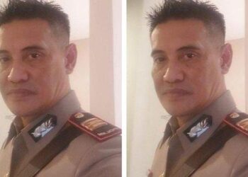 AKP Edi Nurdin Massa ditangkap terkait kasus peredaran narkoba di basement Taman Sari Apartemen Mahogani Karawang, Jawa Barat, Kamis (11/8/2022). HO