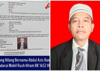 Abdul Aziz Rambe, ASN Pemkab Asahan diduga dirampok dan dibunuh, serta jenazahnya dibuang di jalan tol. HO