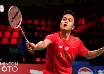 Anthony Ginting Ungkap Kunci Kemenangan atas Shi Yuqi di Kejuaraan Dunia Bulu Tangkis 2022. Foto: Badminton Photo