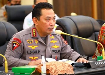 Kapolri Jenderal Pol Listyo Sigit Prabowo menegaskan akan langsung memecat anggota Polri yang terbukti terlibat dalam penyalahgunaan narkoba maupun judi. Foto/MNC Media