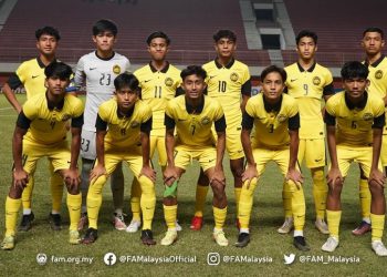 Nasib Timnas Malaysia U-16 di Piala AFF U-16 2022 berada di ujung tanduk. (Foto: Twitter/@FAM_Malaysia)