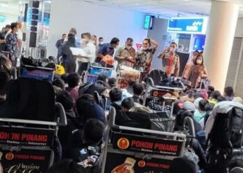211 calon pekerja judi online tertahan di Bandara Kualanamu karena dokumen tak lengkap.Foto/dok