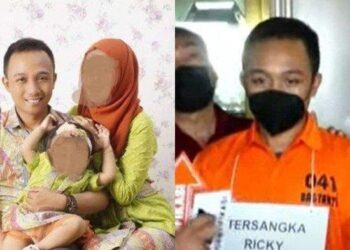 Bripka RR dan Keluarga Kecil. Tribunmanado.co.id
