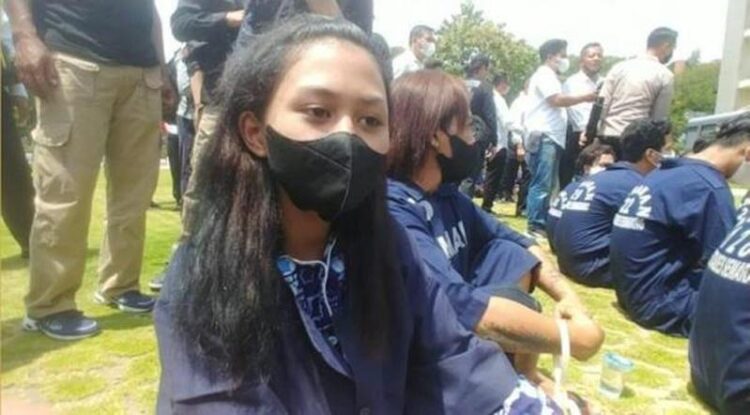 D (20) warga Tambra Kota Semarang, yang kini tengah hamil anak pertama harus mendekam di penjara karena terlibat curanmor. (Taufik Budi)