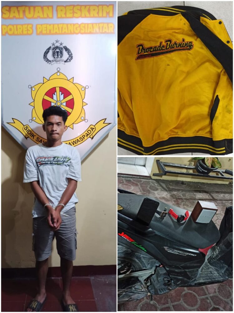 Foto pelaku curat dan barang bukti yang diamankan Polisi.