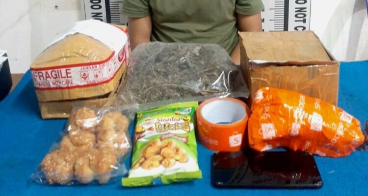 Foto barang bukti ganja yang diamankan Polisi.