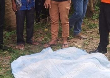 Lokasi perempuan tewas bakar diri diduga gegara sakit tak kunjung sembuh di Serdangbedagai, Sumut. (Foto : Humas Polri)
