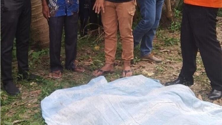 Lokasi perempuan tewas bakar diri diduga gegara sakit tak kunjung sembuh di Serdangbedagai, Sumut. (Foto : Humas Polri)