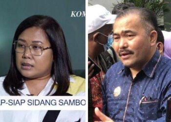 Pengacara Putri Candrawathi, Sarmauli Simangunsong tetap bertahan ada tindakan pelecehan seksual yang terjadi di Magelang pada 7 Juli 2022 lalu.  Kolase Foto