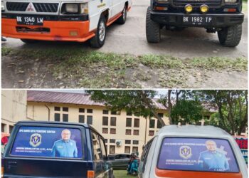 Memperlancar program GAMKI Pematang Siantar, Ketua Hendra Simanjuntak siapkan Mobil Ambulance dan Mobil Satgas.