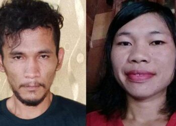 Liharmansyah Saragih dan Rosida Damanik (28). TRIBUN MEDAN - HO