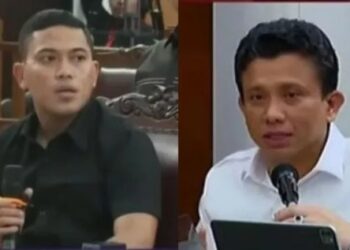 Kolase Foto Adzan Romer dan Ferdy Sambo.