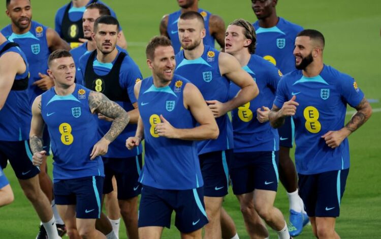 Timnas Inggris bersiap untuk hadapi Piala Dunia 2022. (Foto: Reuters)